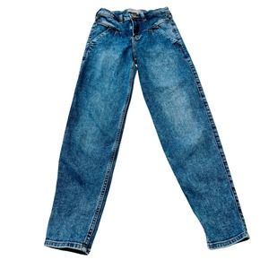Abercrombie Kids High-Rise Mini Mom Jean Girls 11/12 Slim